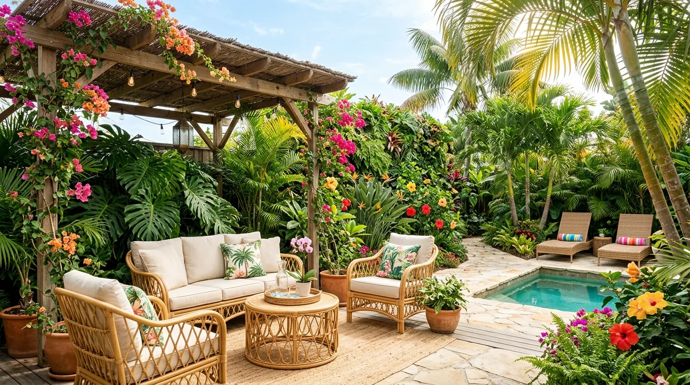Naturalistic Backyard With Soft Borders